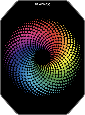 PLAYMAX OCTAGON ANTI-SLIP FLOOR MATS - RAINBOW