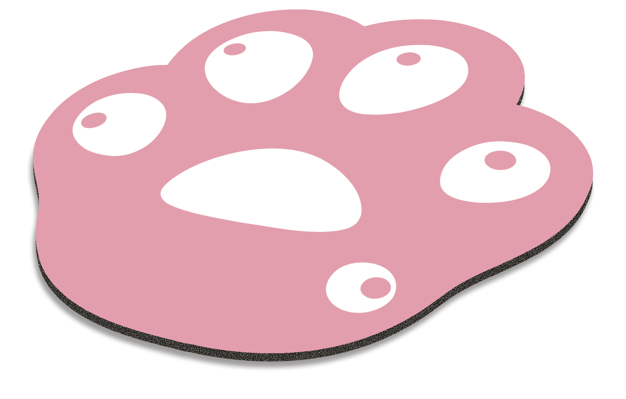 PLAYMAX PAW PRINT MOUSE MAT - PINK