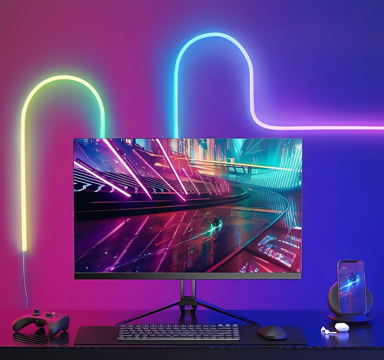 PLAYMAX RGB FLEXI STRIP LIGHT