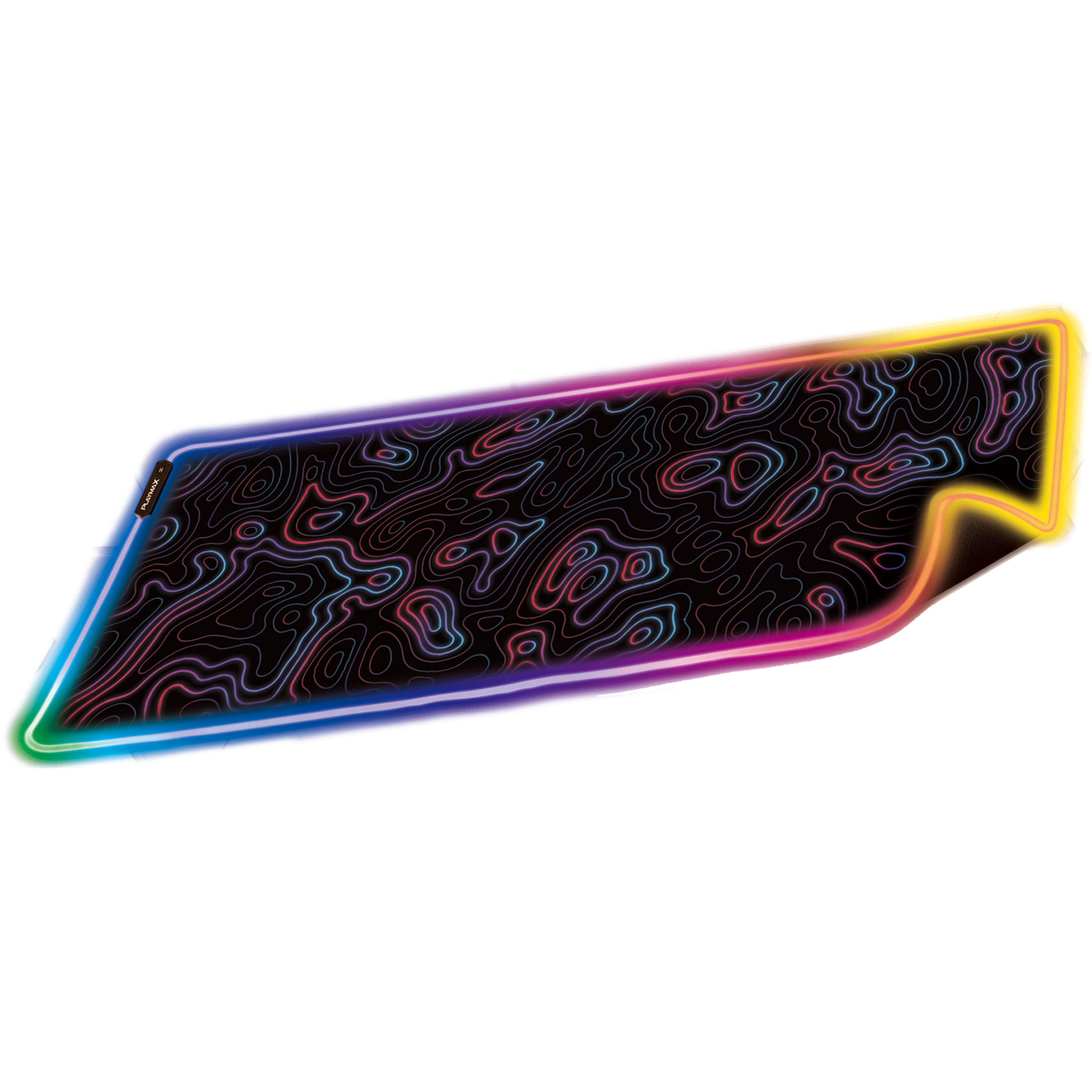 Aurora Topo Mouse Mat RGB