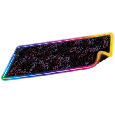 Aurora Topo Mouse Mat RGB