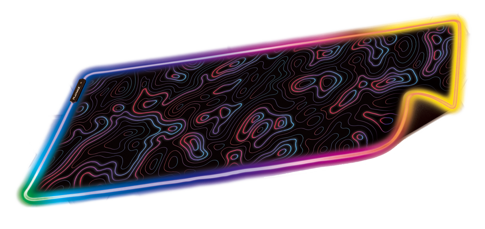 Aurora Topo Mouse Mat RGB