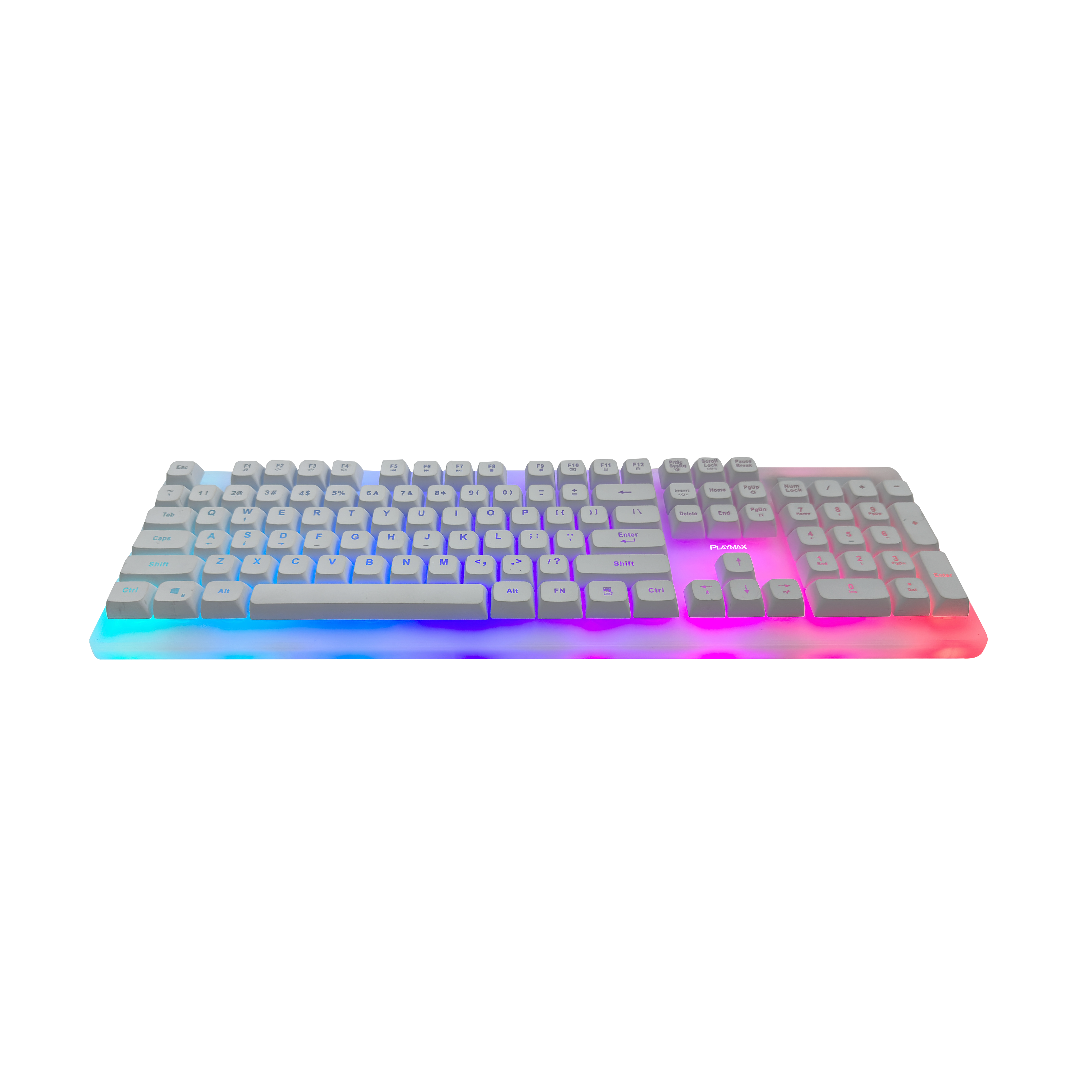 Playmax Aurora keyboard - White