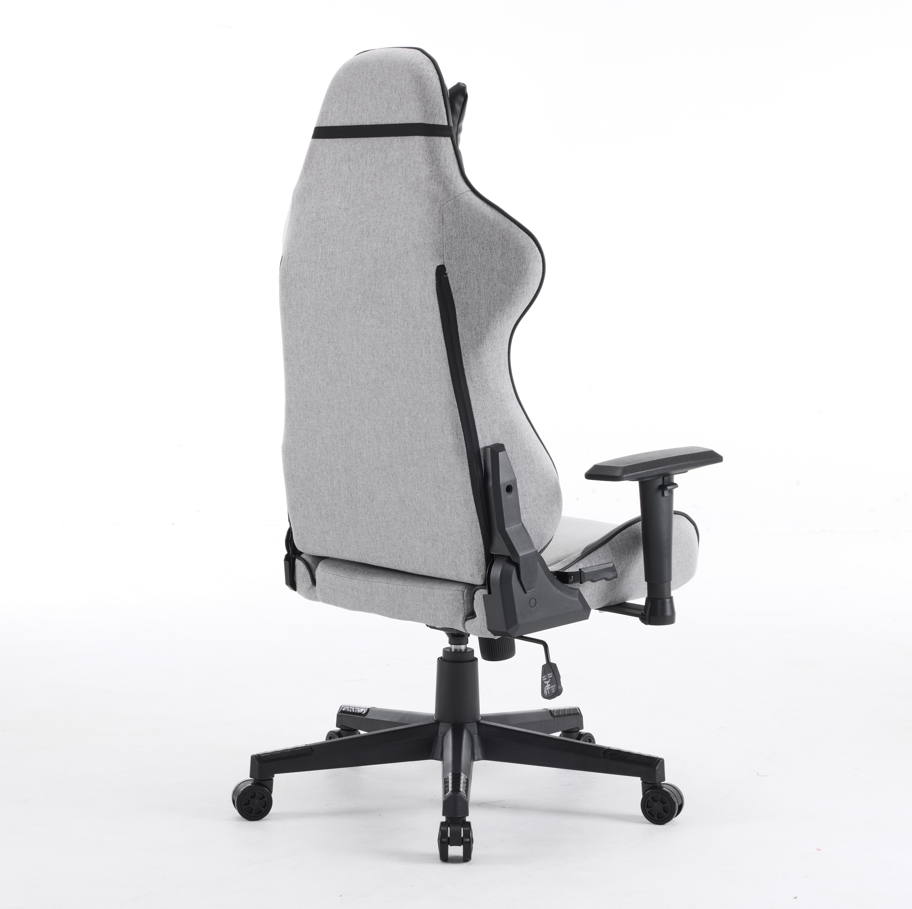 PLAYMAX FABRIC ELITE GAMING CHAIR LIGHT GREY