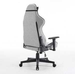 PLAYMAX FABRIC ELITE GAMING CHAIR LIGHT GREY