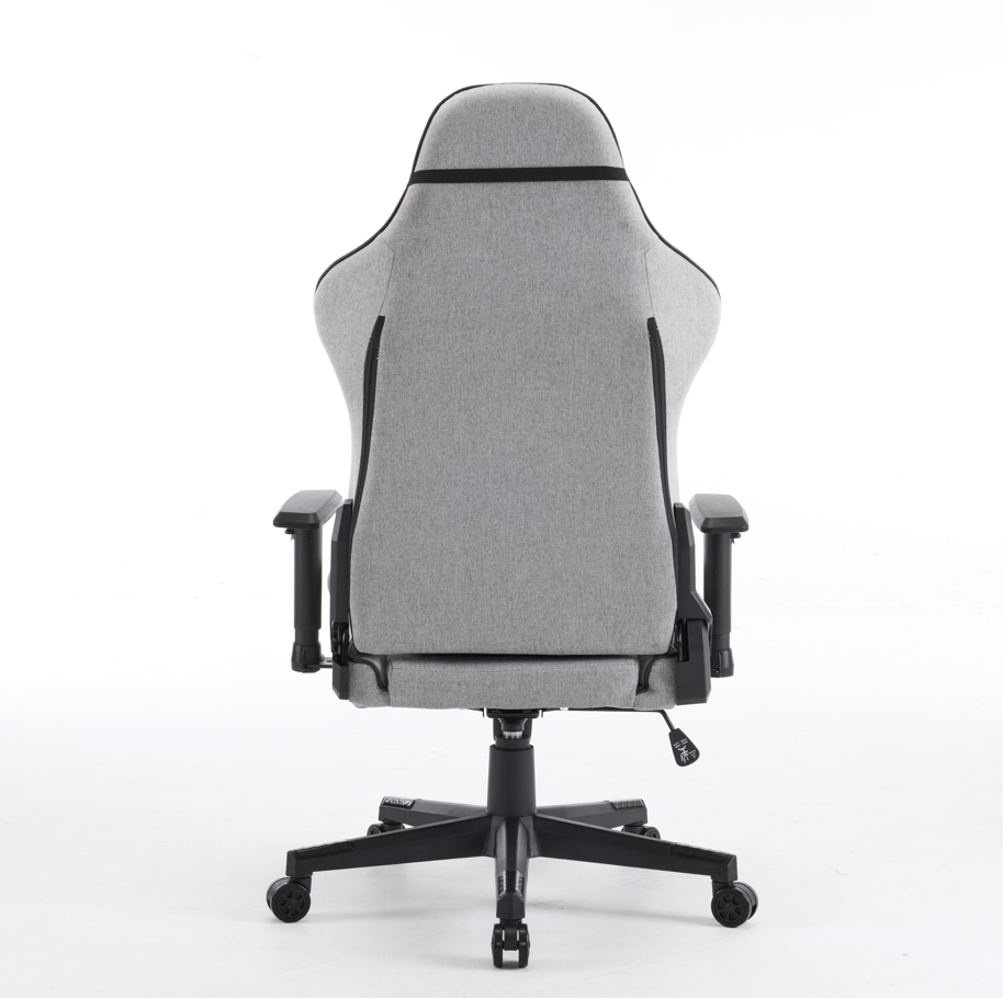 PLAYMAX FABRIC ELITE GAMING CHAIR LIGHT GREY