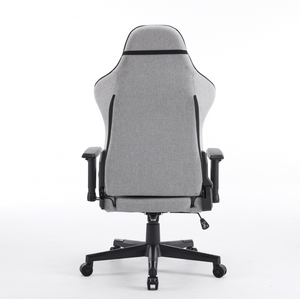 PLAYMAX FABRIC ELITE GAMING CHAIR LIGHT GREY