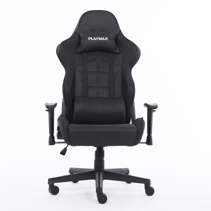 Playmax Fabric Gaming Chair - Black