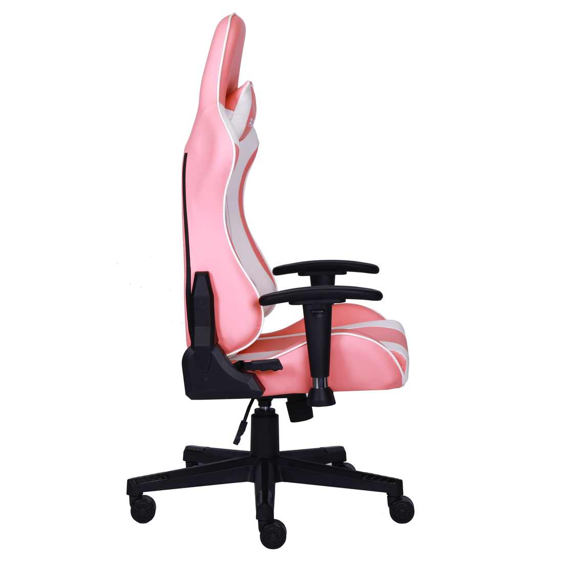 PINK AND WHITE ELITE GAMING CHAIR