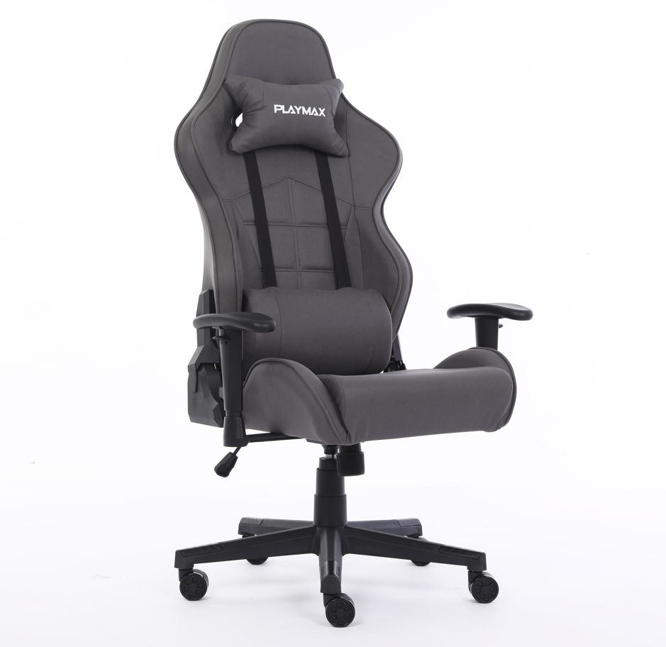 Playmax Fabric Gaming Chair - Grey