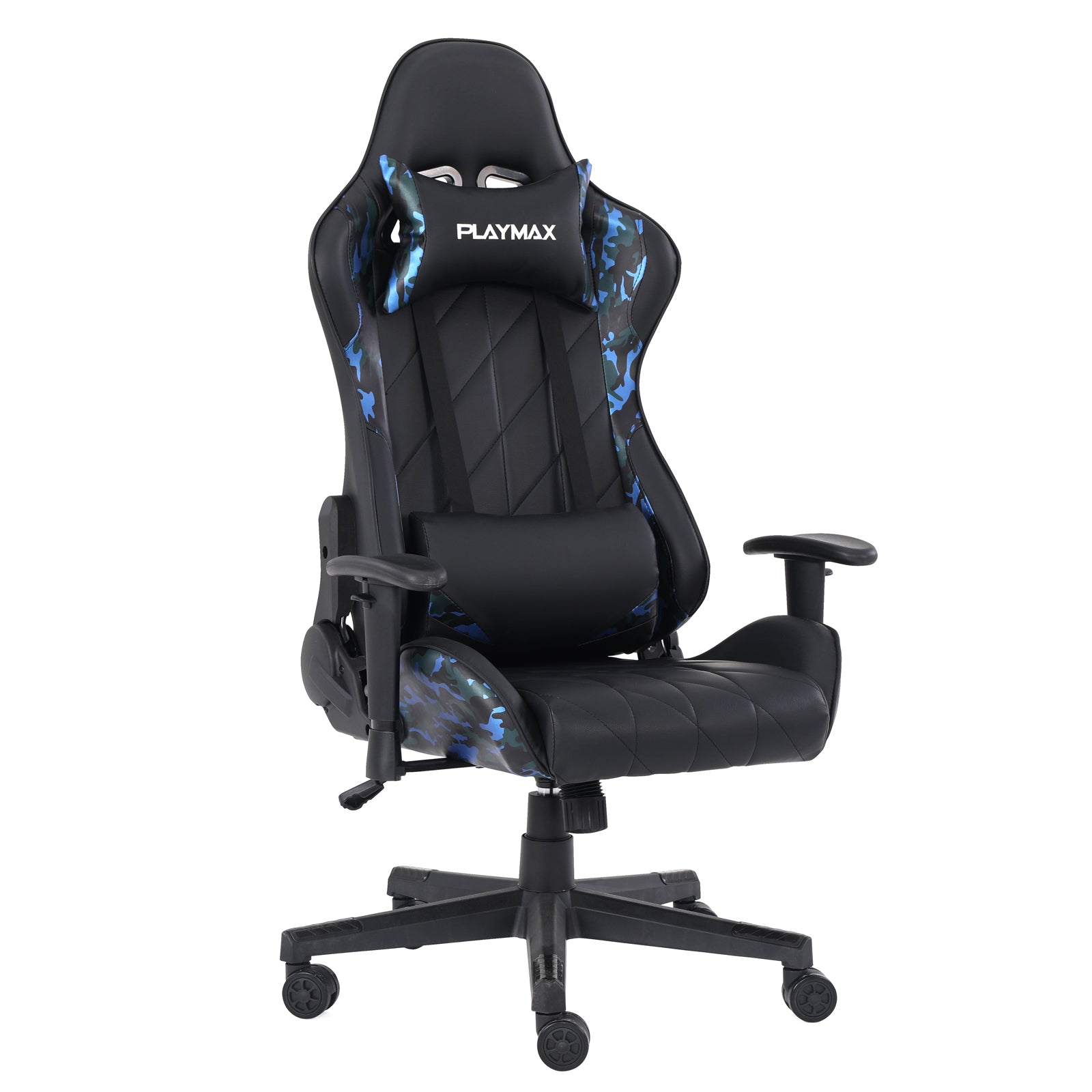 CAMO / BLUE FABRIC ELITE GAMING CHAIR