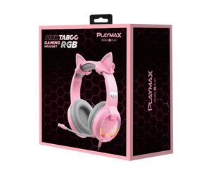 PLAYMAX PINK TABOO CAT EAR HEADSET
